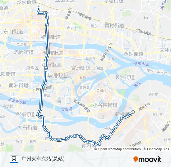 节假日专线11路 Bus Line Map