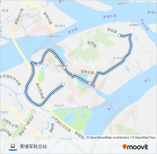 节假日专线12路 Bus Line Map