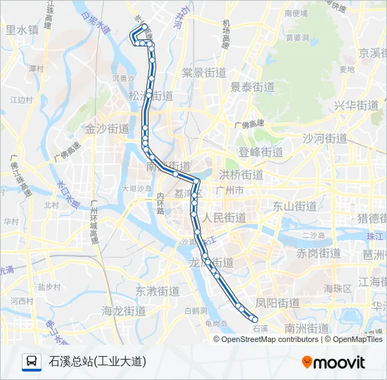 公交521锦东服装城路的线路图
