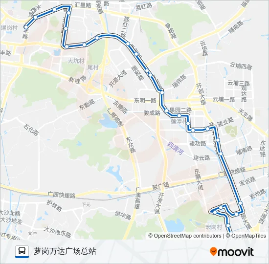 334路 Bus Line Map