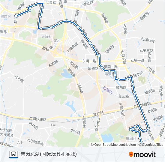 公交334路的线路图