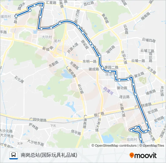 334路 Bus Line Map