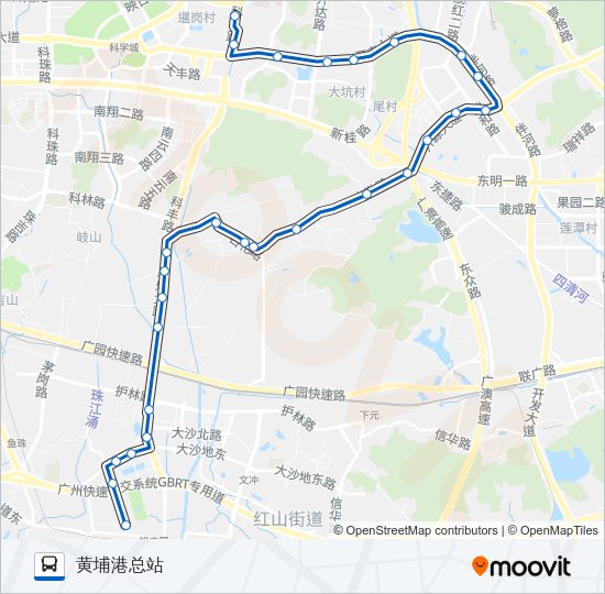 公交338路的线路图