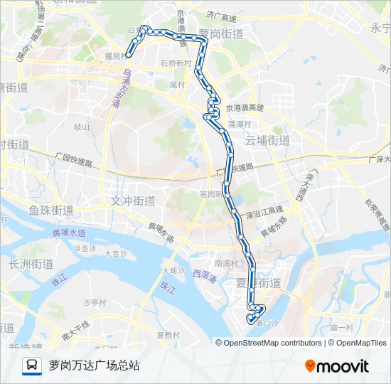 575路 Bus Line Map
