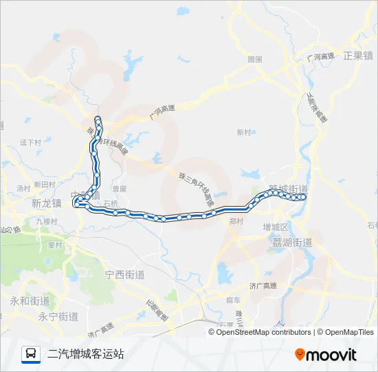 增城11路 Bus Line Map