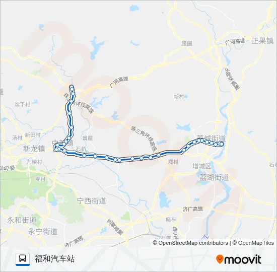 增城11路 Bus Line Map