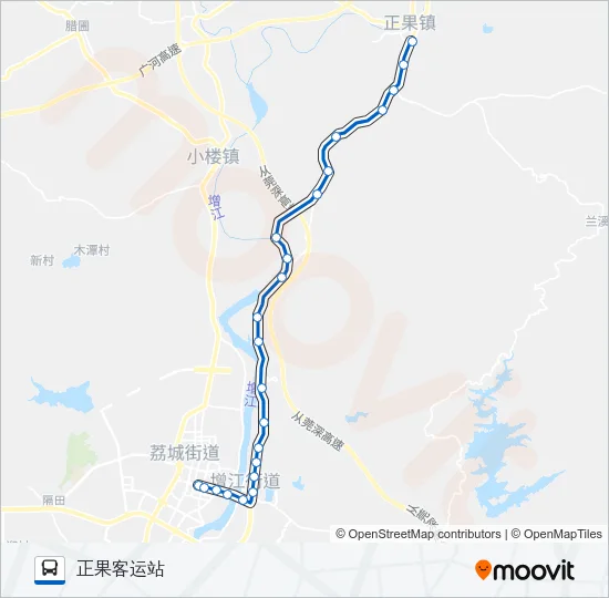 增城17路 Bus Line Map