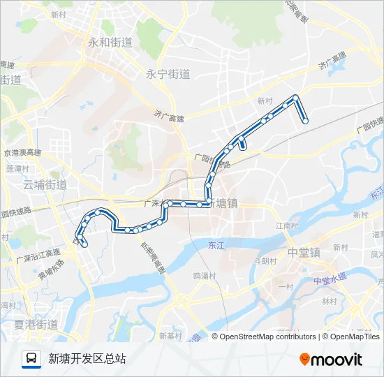 增城29路 Bus Line Map