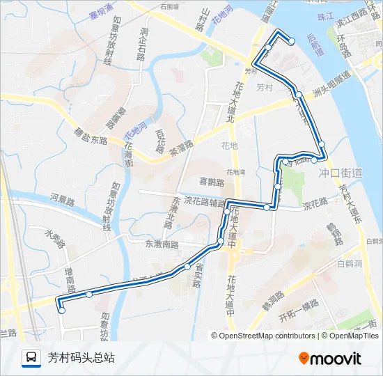 990路 Bus Line Map
