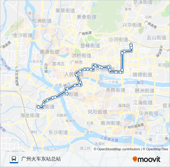 183路 Bus Line Map