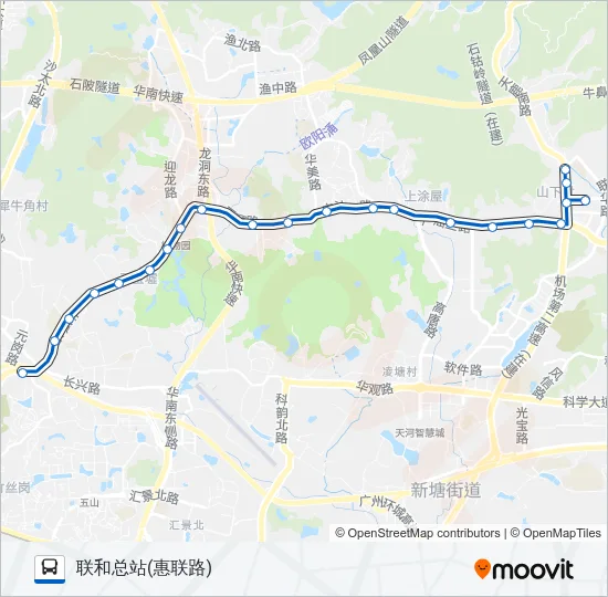 夜60路 Bus Line Map