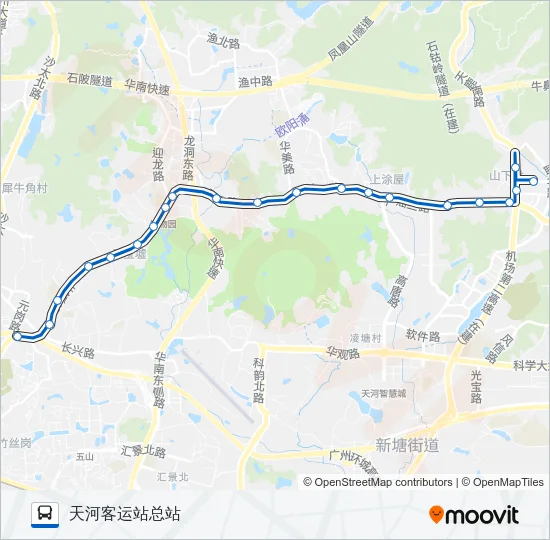 夜60路 Bus Line Map