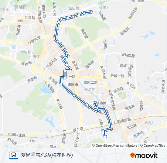 公交337路的线路图