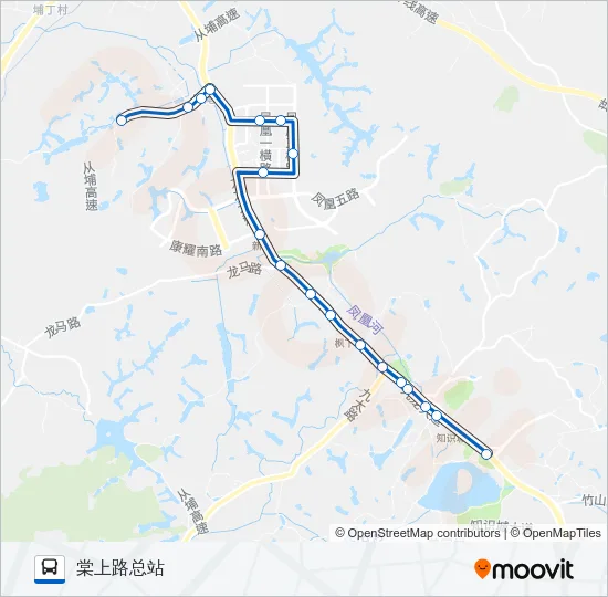 343路 Bus Line Map