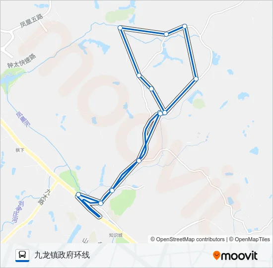 351路 Bus Line Map