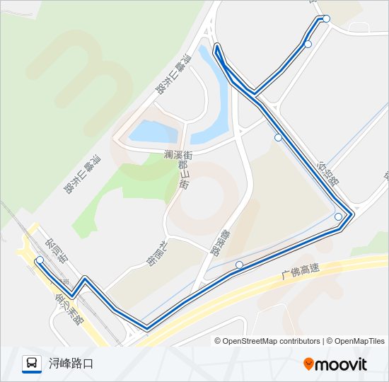 公交658路的线路图
