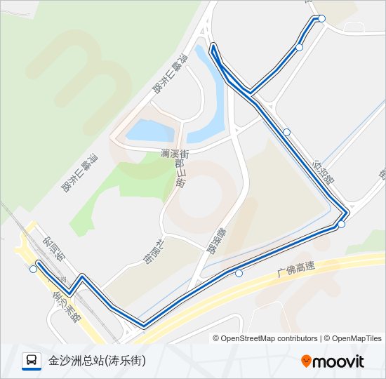 公交658路的线路图