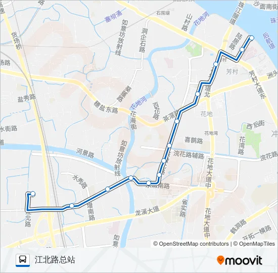 782路 Bus Line Map