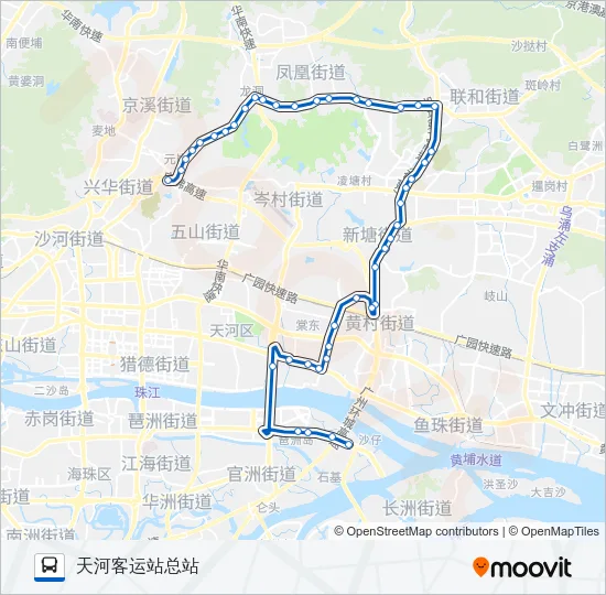 夜100路 Bus Line Map