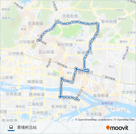夜100路 Bus Line Map