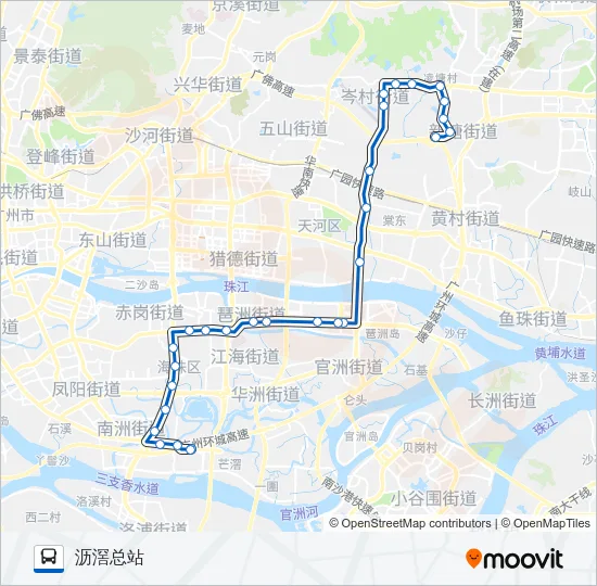 夜101路 Bus Line Map