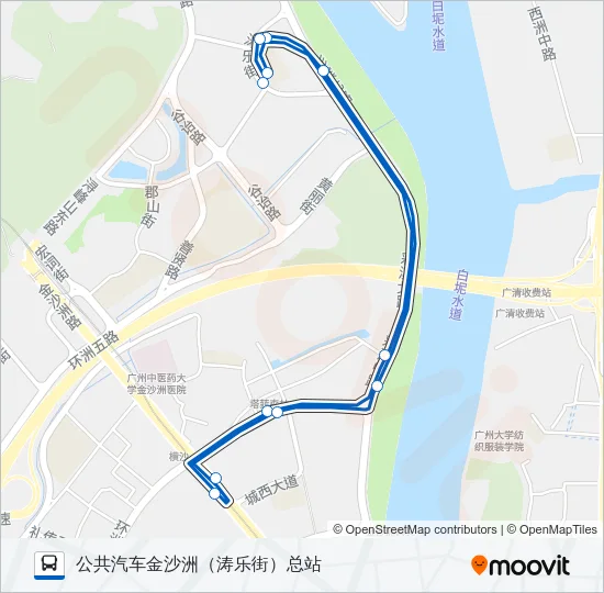 745路环线 Bus Line Map