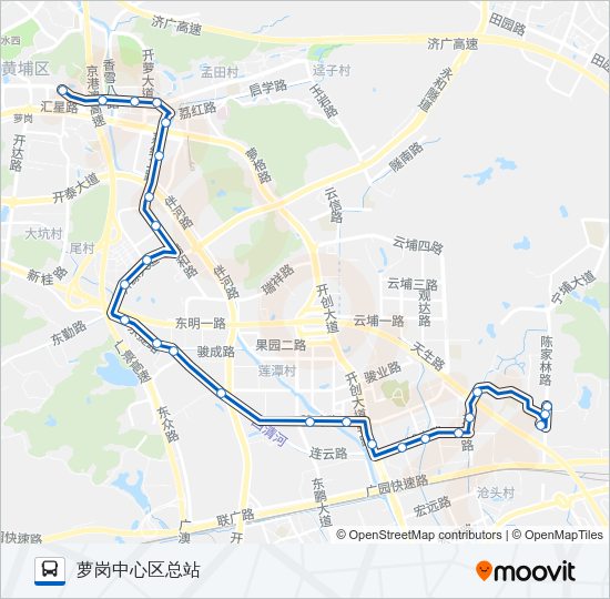 公交358路的线路图