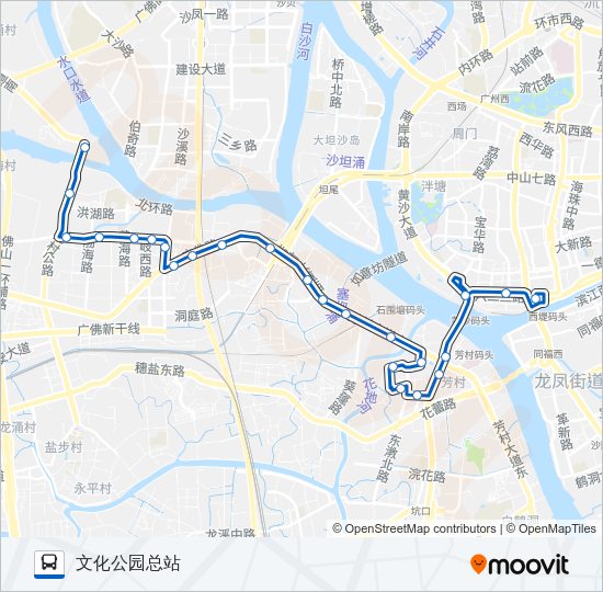 公交81路的线路图
