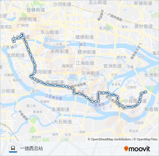公交86路的线路图