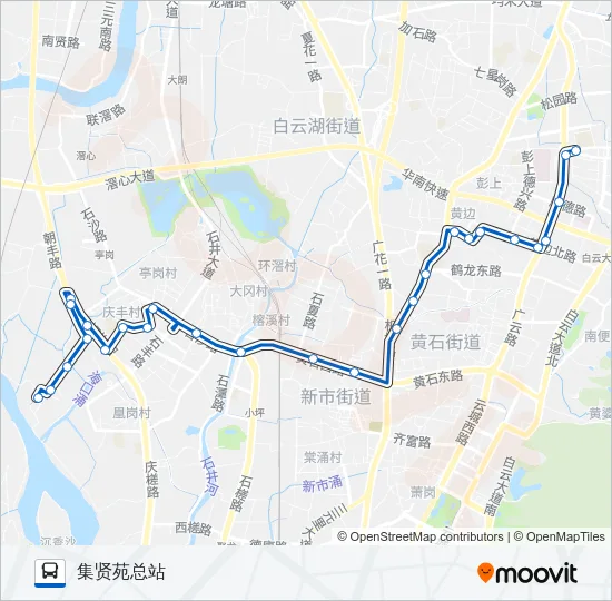 425路 Bus Line Map
