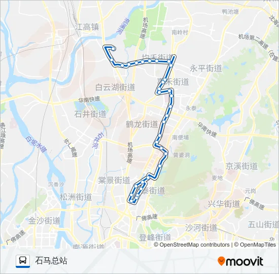 664路 Bus Line Map