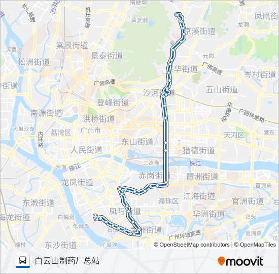公交夜24路的线路图