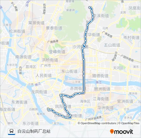 夜24路 Bus Line Map