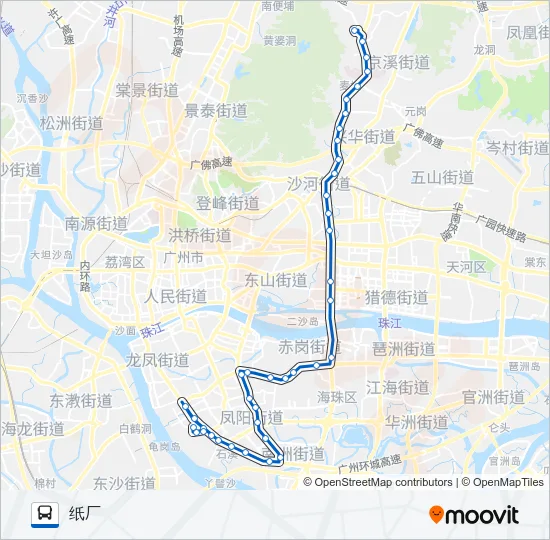夜24路 Bus Line Map