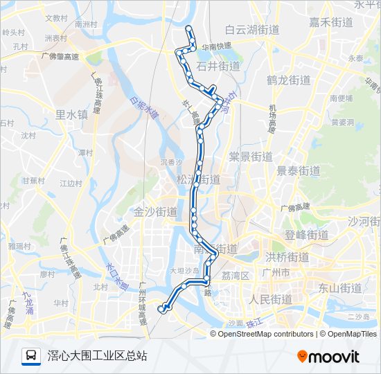 公交839路的线路图