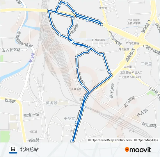 480路 Bus Line Map
