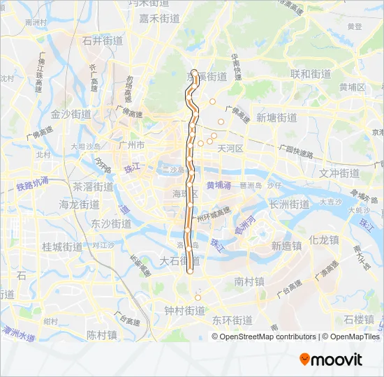 3号线 LINE 3 Metro Line Map