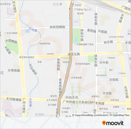 3号线 LINE 3 Metro Line Map