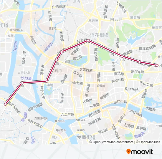 5号线 LINE 5 Metro Line Map