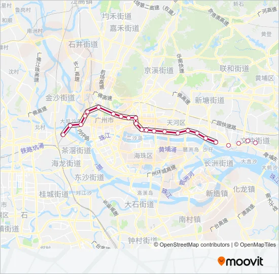 5号线 LINE 5 Metro Line Map