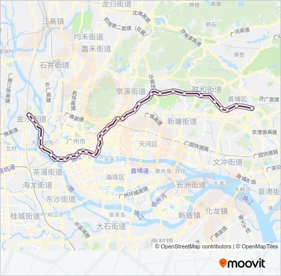 6号线 LINE 6 Metro Line Map