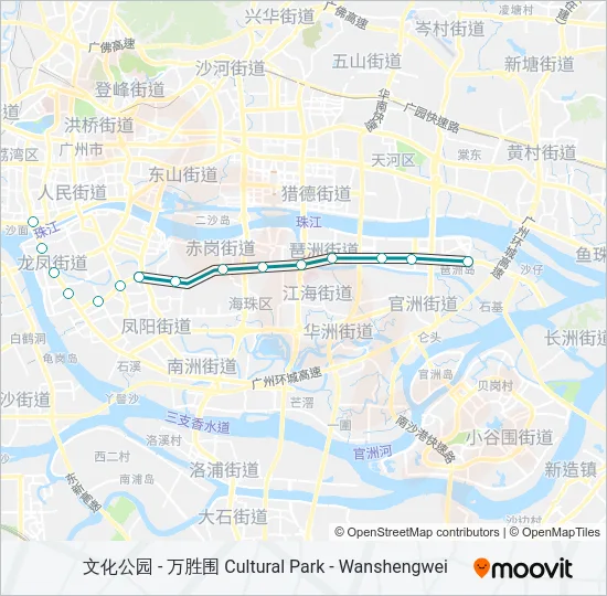 8号线 LINE 8 Metro Line Map