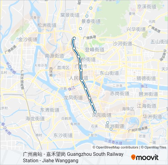 地铁2号 LINE 2路的线路图