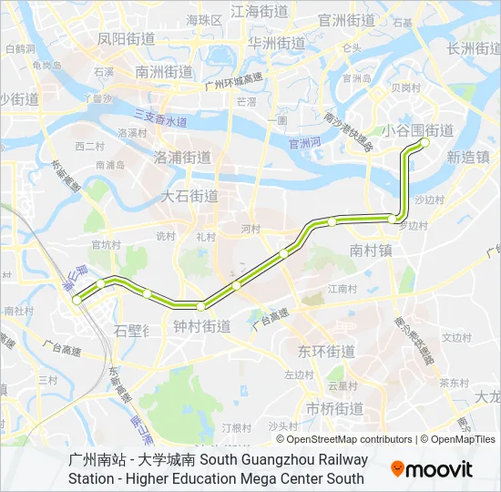 7号线 LINE 7 Metro Line Map