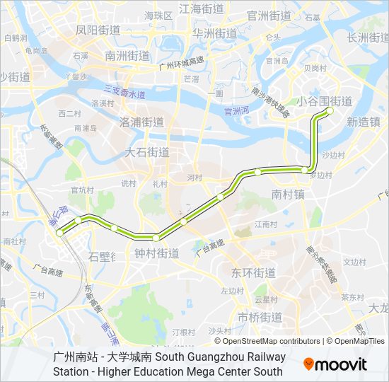 地铁7号 LINE 7路的线路图