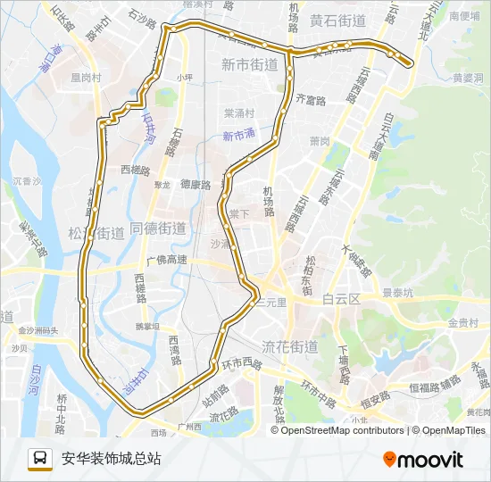 291A路环线 Bus Line Map