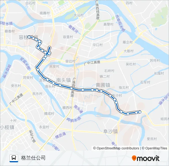 80路 Bus Line Map