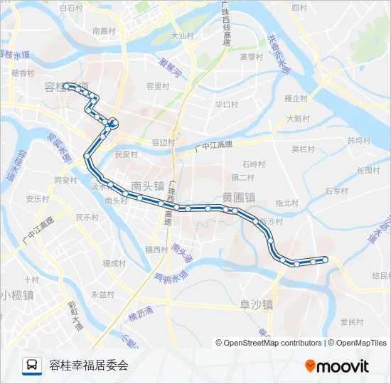 80路 Bus Line Map