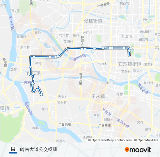 G1路 Bus Line Map