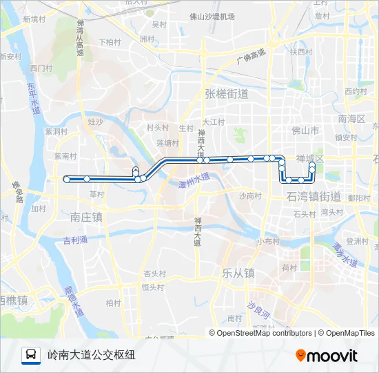 K1路 Bus Line Map